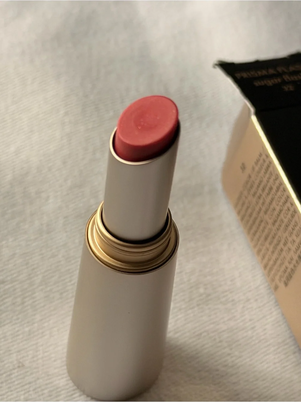 Giorgio Armani Prisma Flash Lip Balm - Sugar Flash 32 (Pink, Gold Tube)